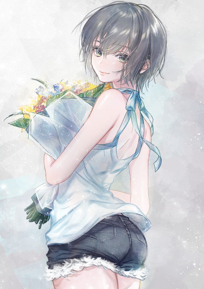 This is a pixiv picture whose title is 男の娘.