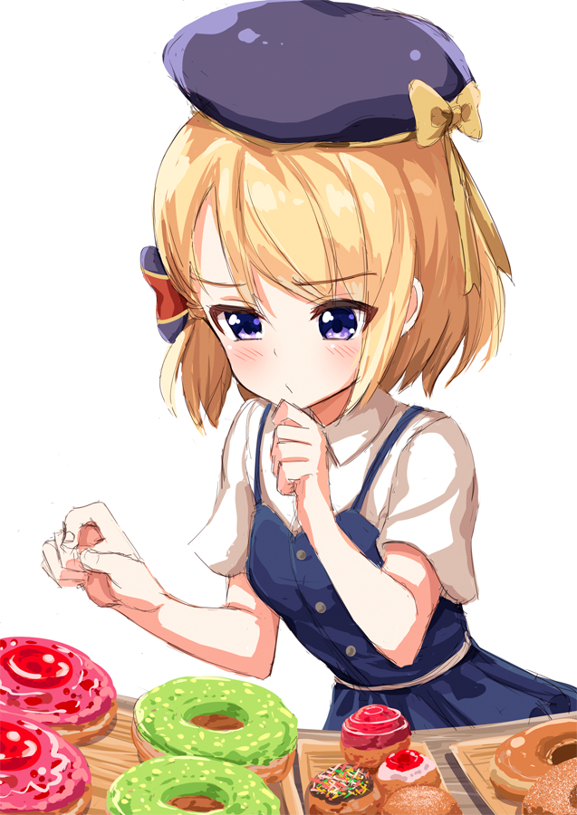 This is a pixiv picture whose title is お土産思案中….