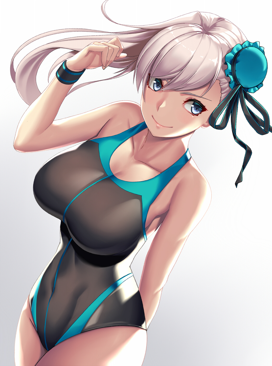 This is a pixiv picture whose title is 水着武蔵ちゃん.