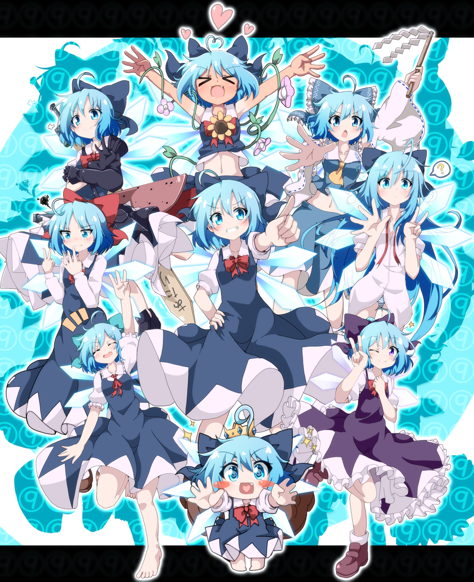This is a pixiv picture whose title is 201⑨年⑨月⑨日⑨時⑨分⑨種の⑨人の⑨！！！！！！！！！.