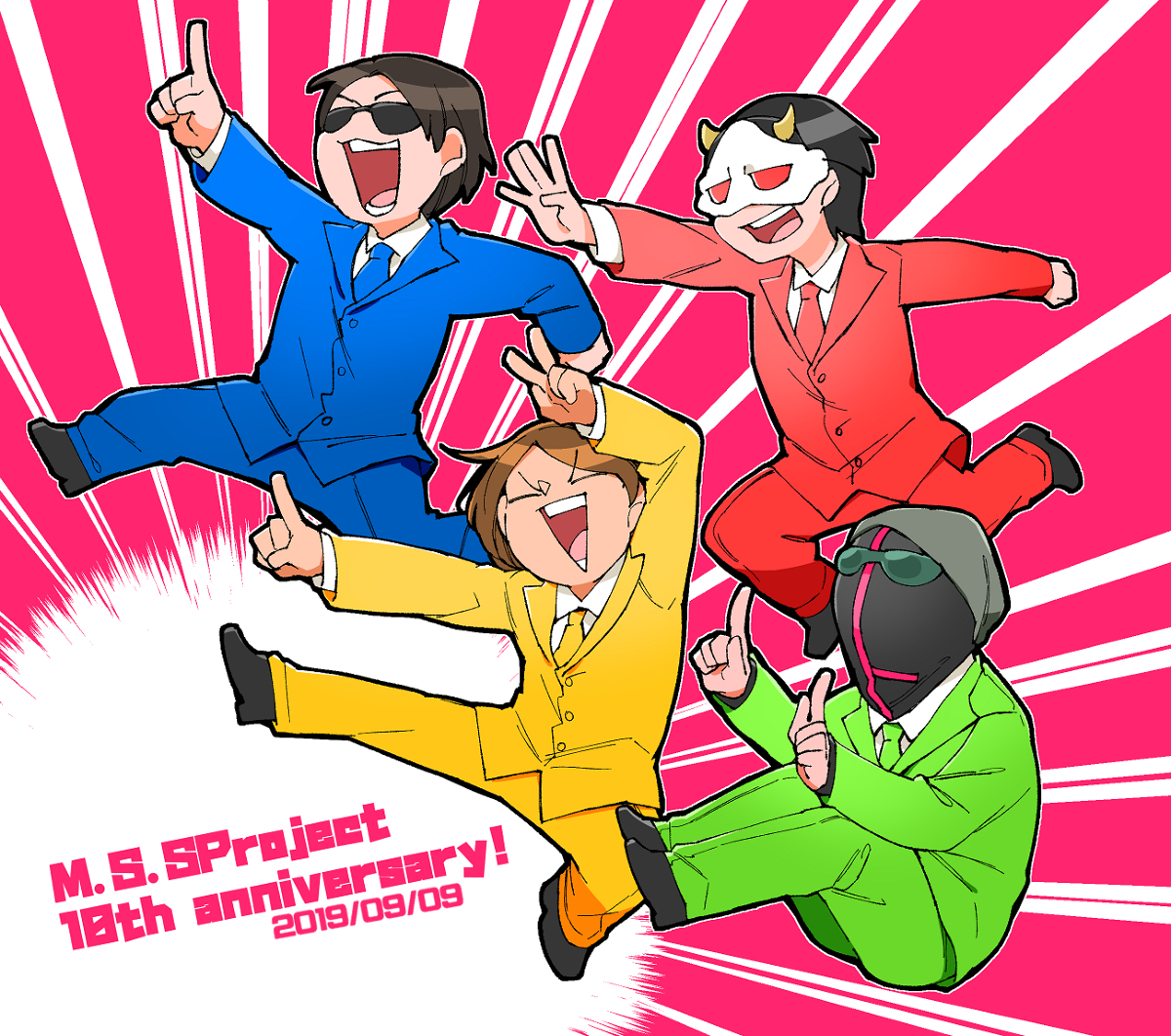 This is a pixiv picture whose title is MSSP10thおめでとうございます.
