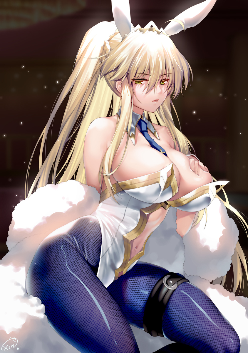 This is a pixiv picture whose title is バニ上.