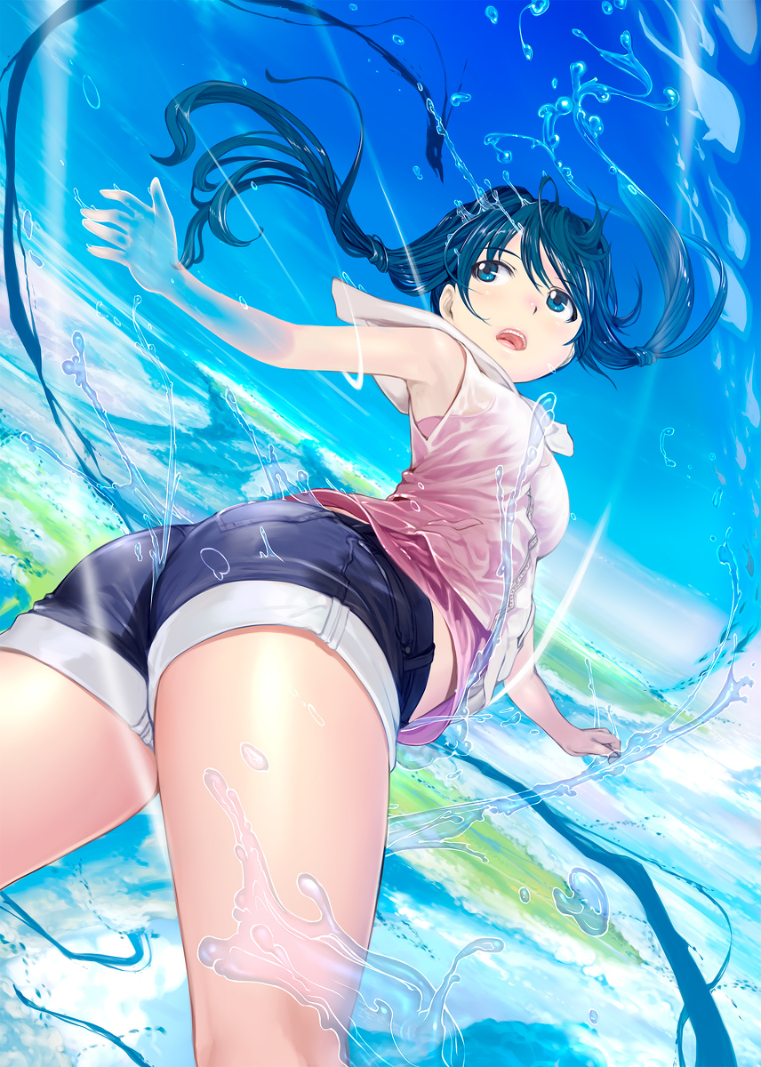 This is a pixiv picture whose title is 天気を操る能力者.