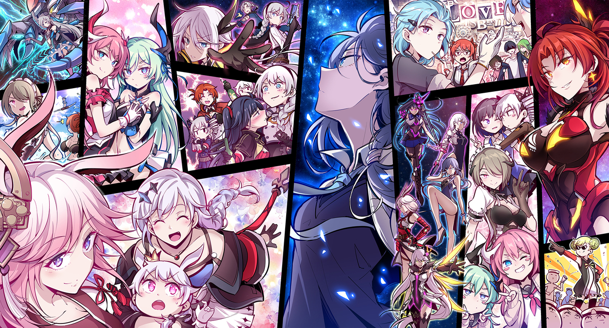 This is a pixiv picture whose title is 崩坏3女武神大图鉴！！祝崩坏三三周年快乐！！.