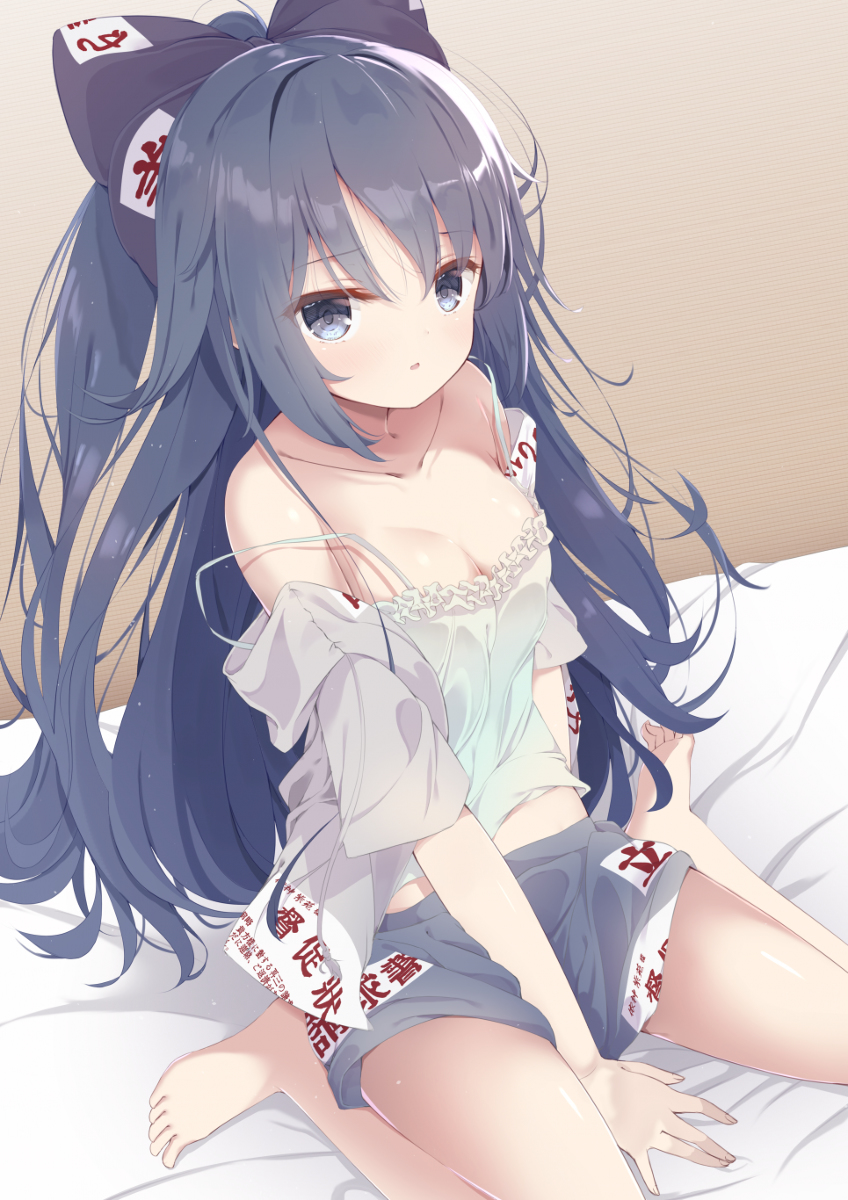 This is a pixiv picture whose title is 無垢な貧乏神.