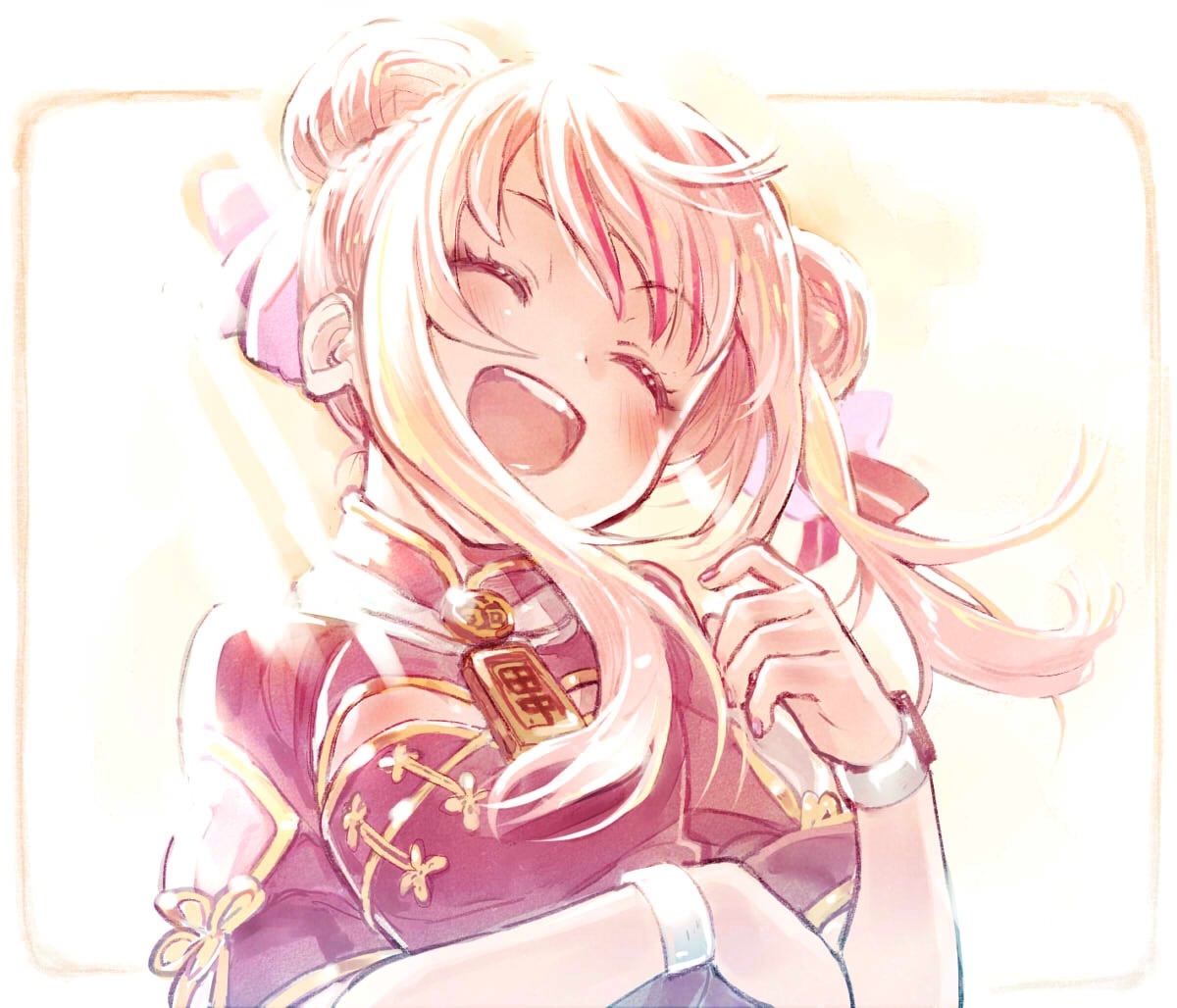 This is a pixiv picture whose title is まぶしい笑顔.