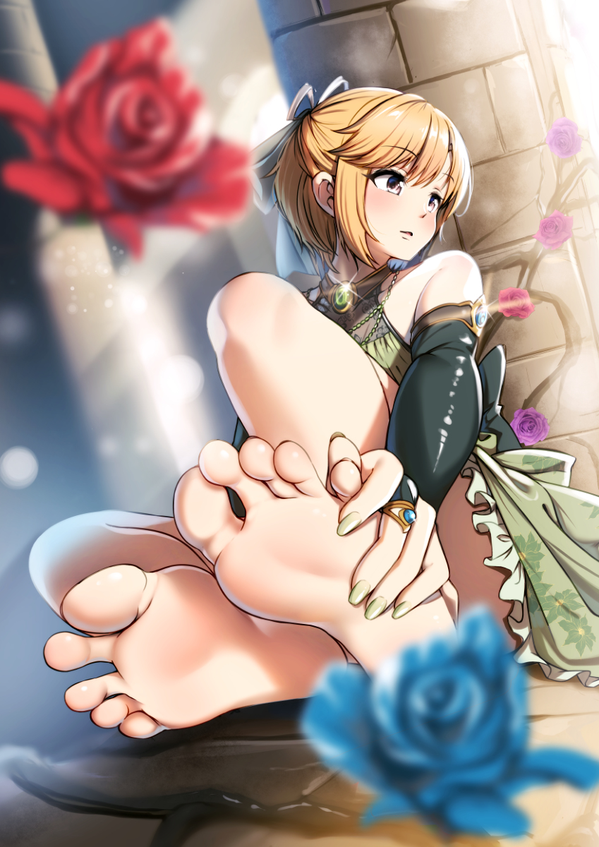 This is a pixiv picture whose title is 「まだ来ないかな...?」.