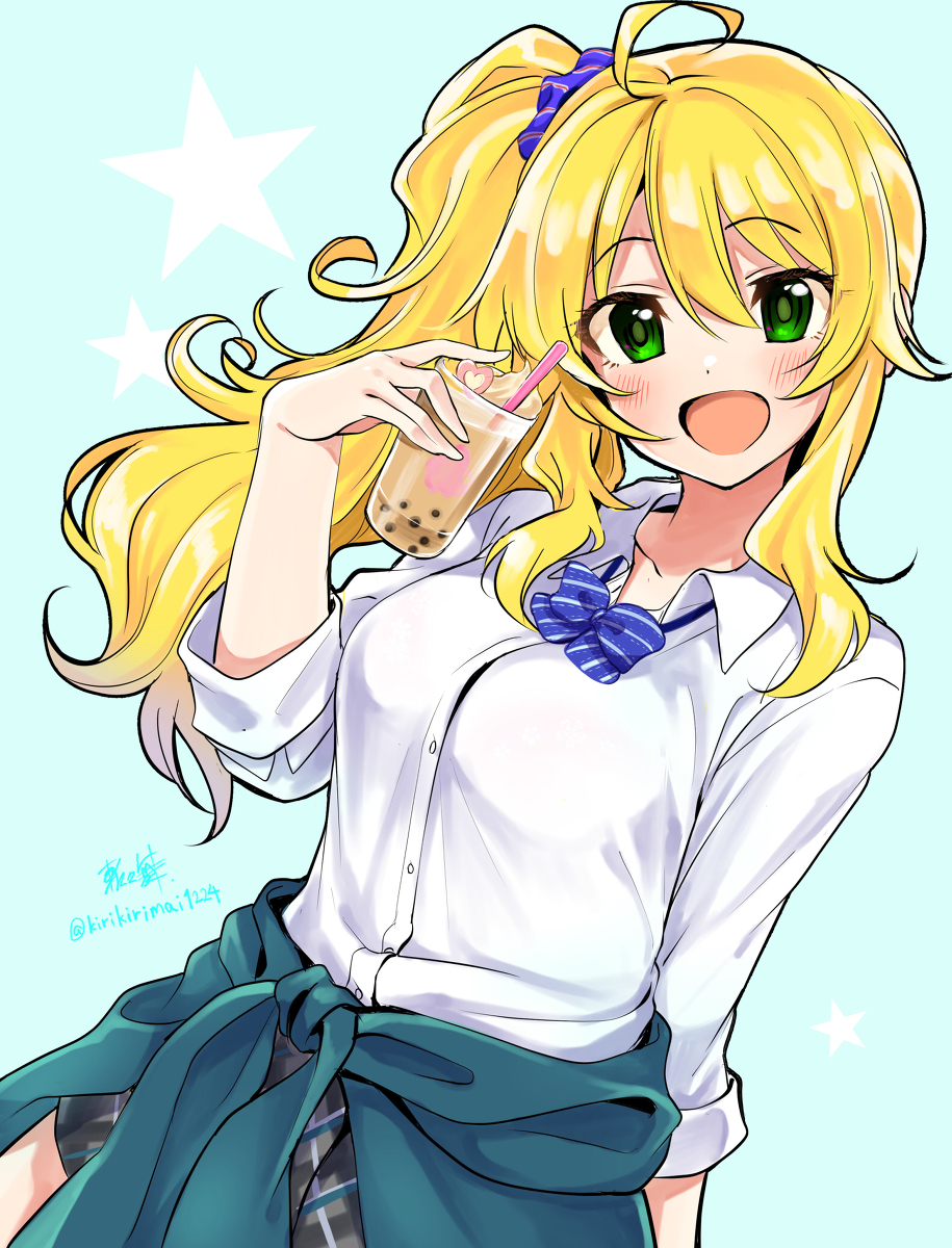 This is a pixiv picture whose title is サイドテール美希.