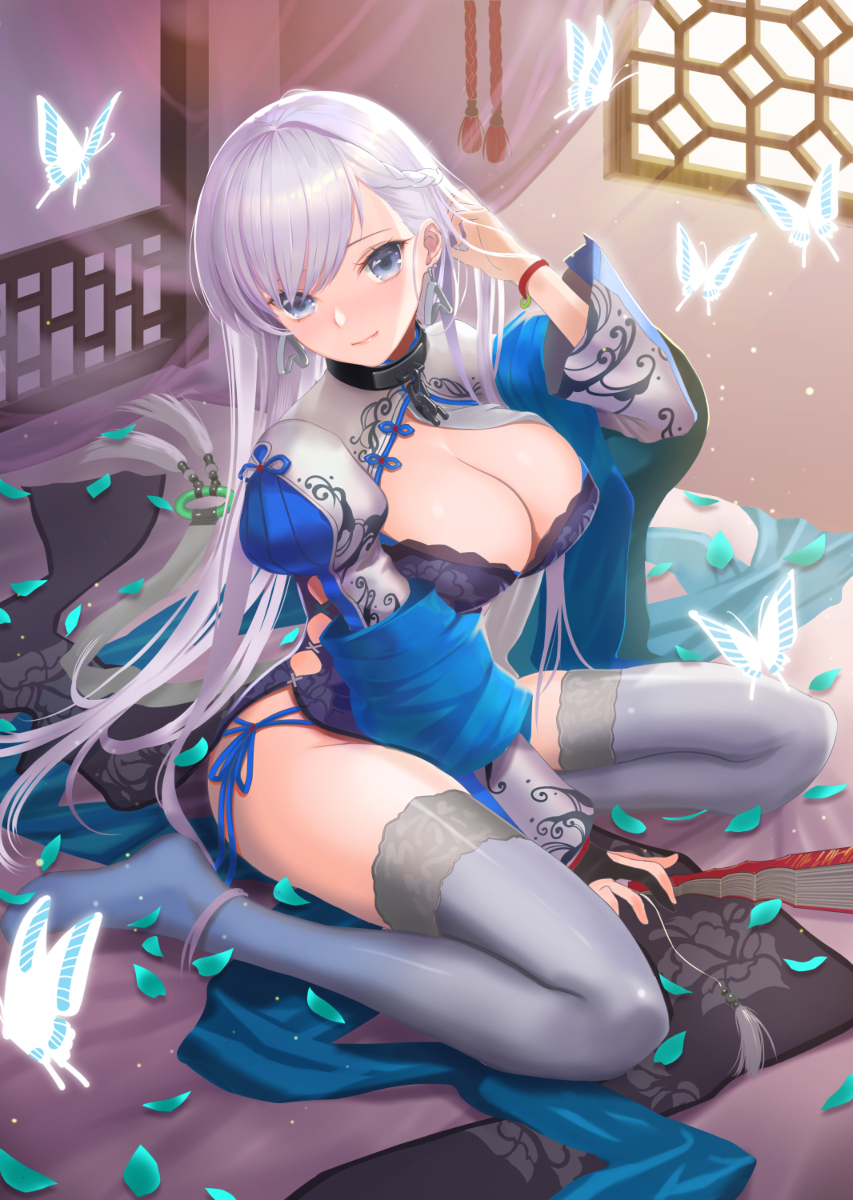This is a pixiv picture whose title is 胡蝶の夢.