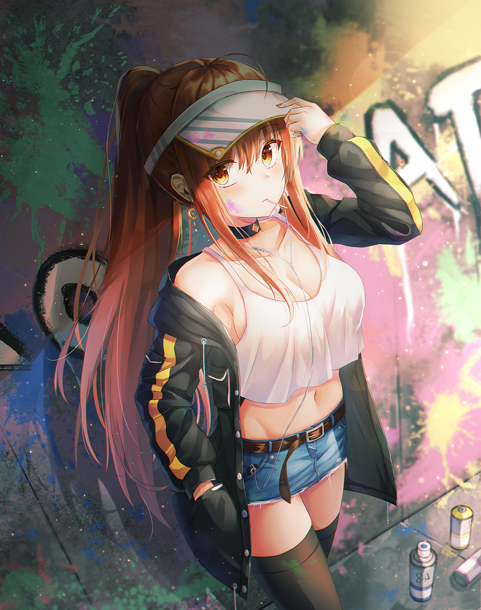 This is a pixiv picture whose title is GRAFFITI.