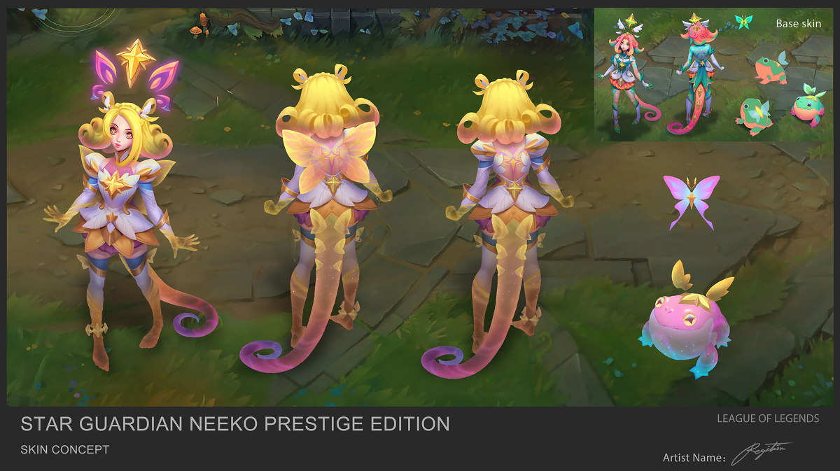 This is a pixiv picture whose title is Prestige Star Guardian Neeko.