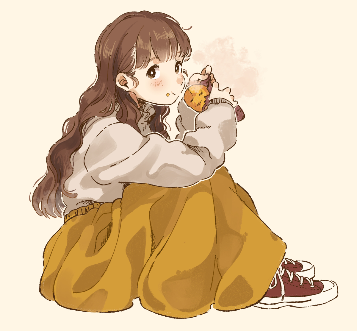 This is a pixiv picture whose title is もうこんな季節.