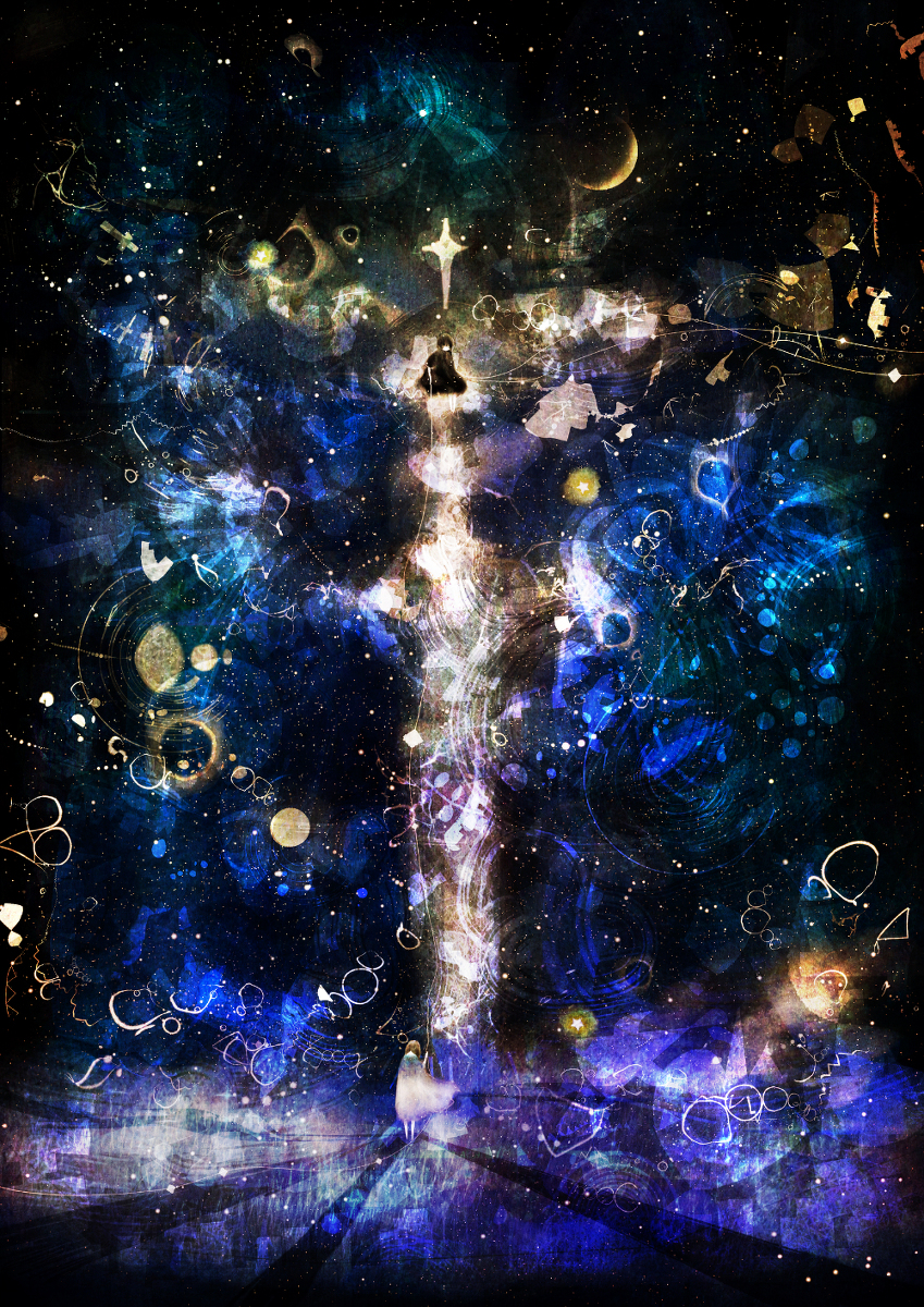 This is a pixiv picture whose title is 星詠みの指標.