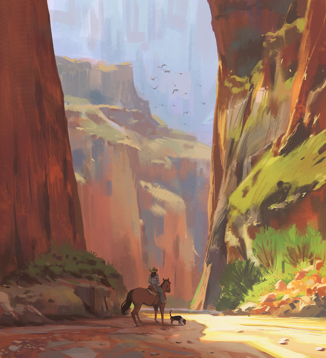 This is a pixiv picture whose title is Grand Canyon.