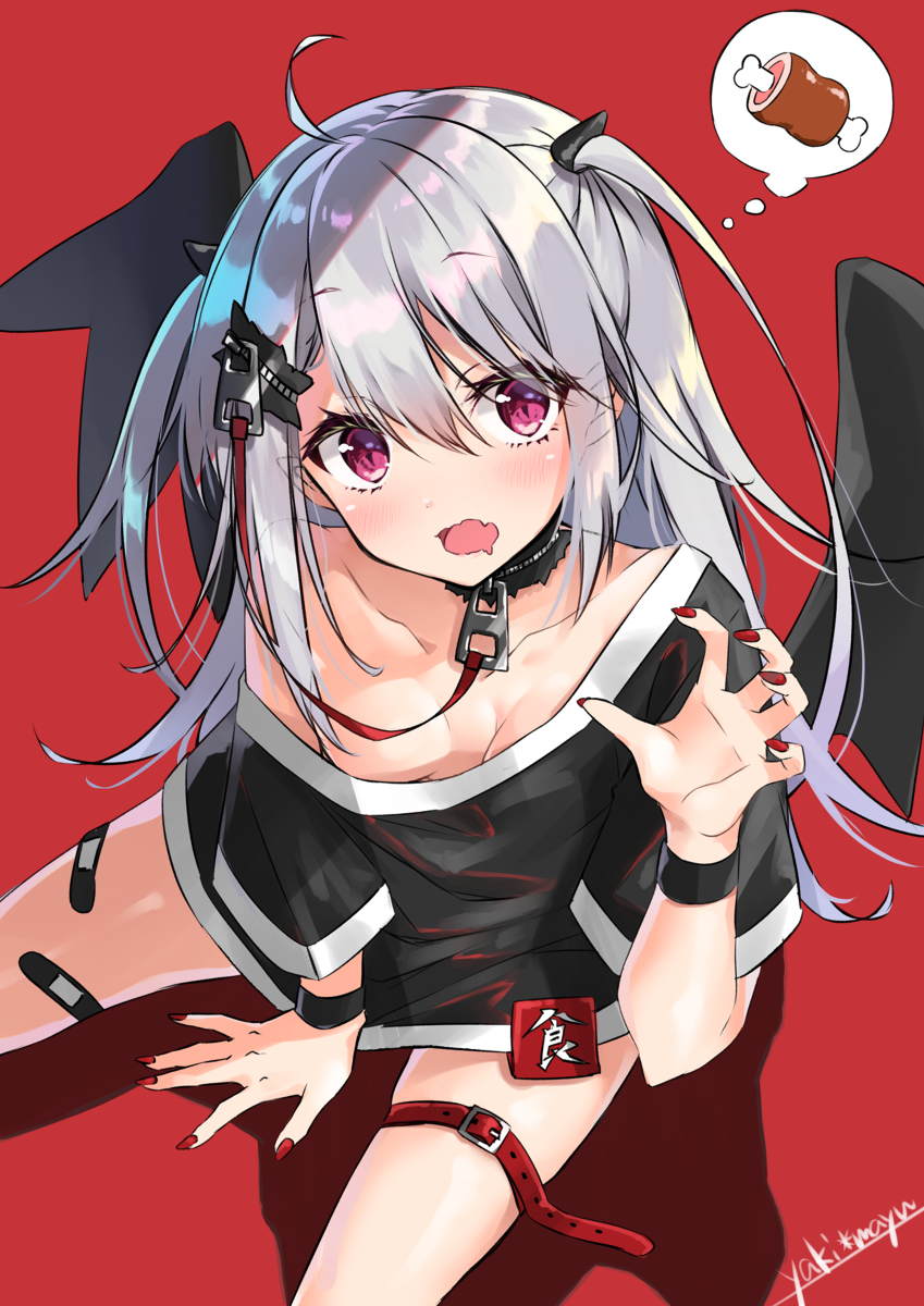 This is a pixiv picture whose title is 💖食欲💖.