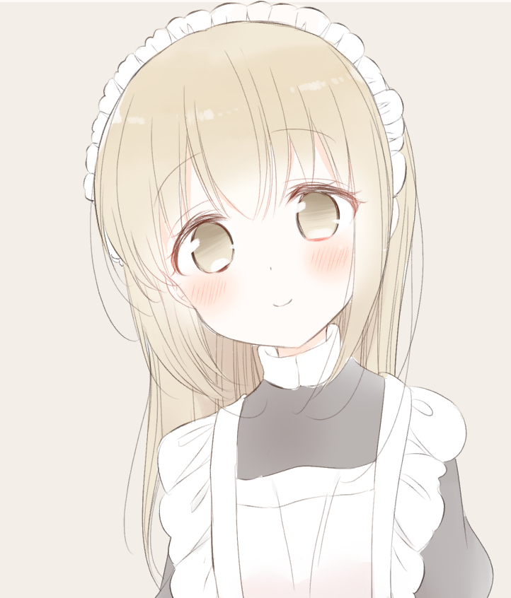 This is a pixiv picture whose title is にっこりメイドさん.