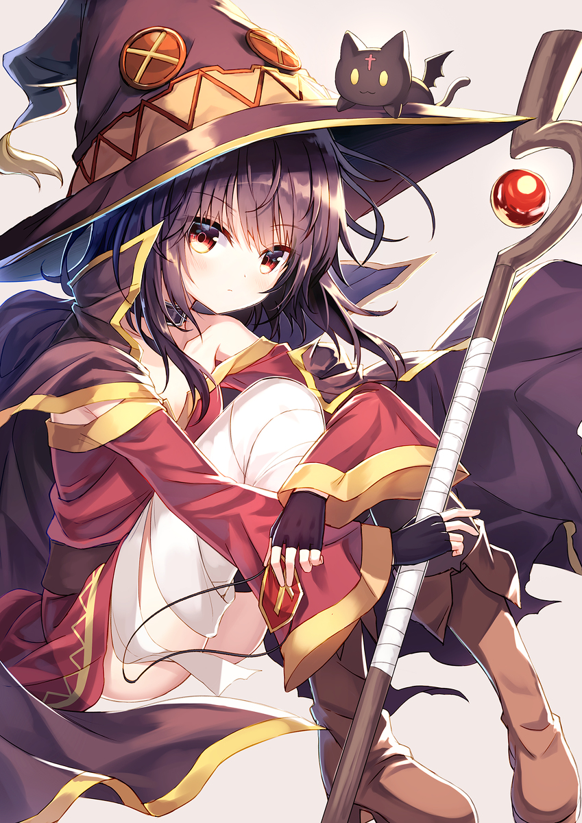 This is a pixiv picture whose title is めぐみん.