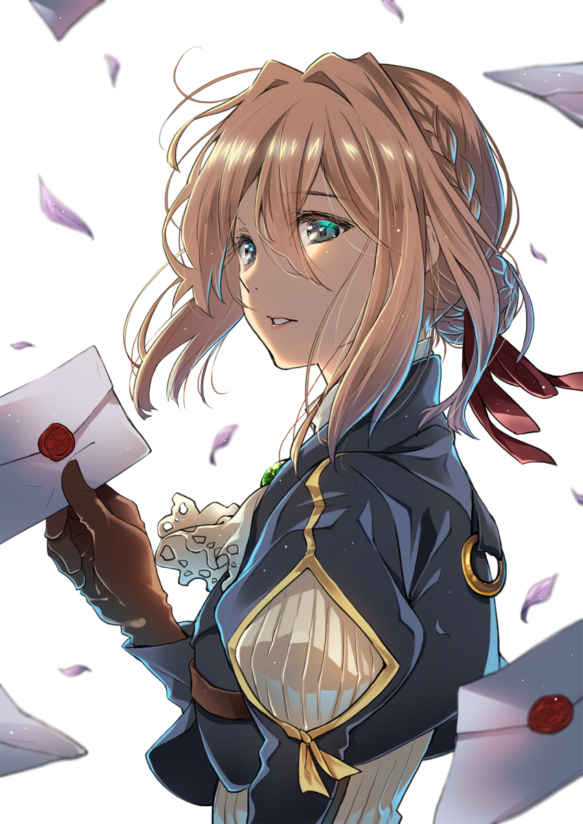 This is a pixiv picture whose title is Violet Evergarden.