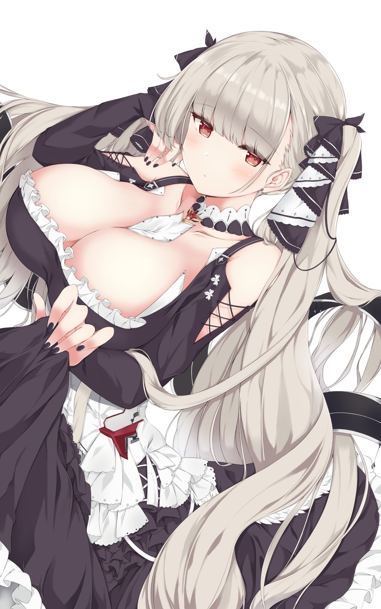 This is a pixiv picture whose title is 【アズレン】イラストリアス級三女【フォーミダブル】.