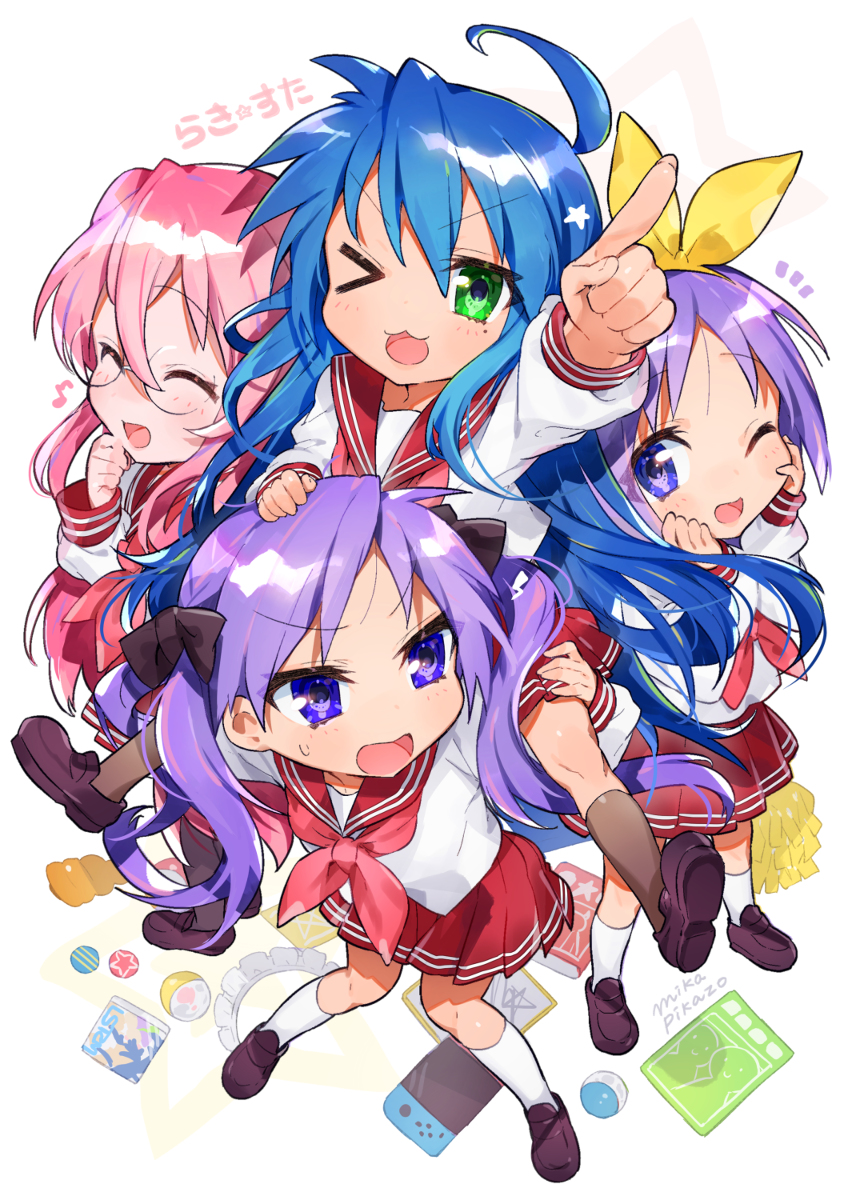 This is a pixiv picture whose title is らき☆すた.