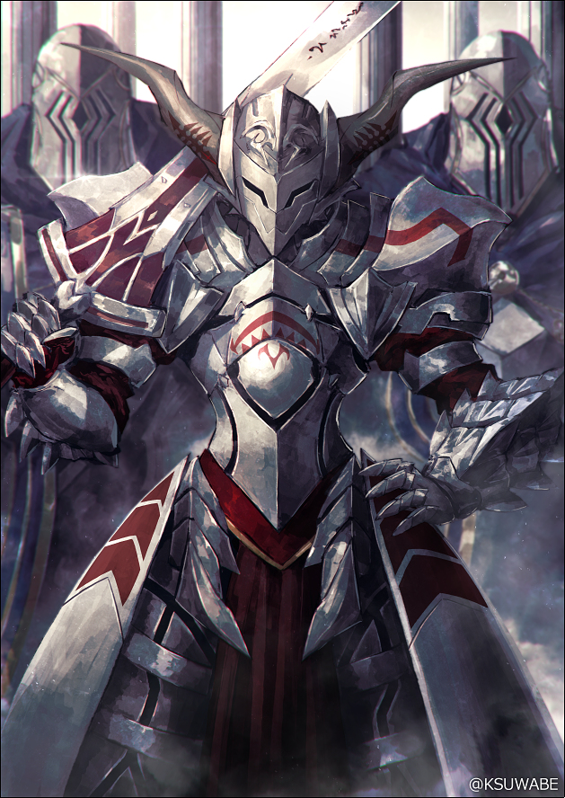 This is a pixiv picture whose title is モードレッド.