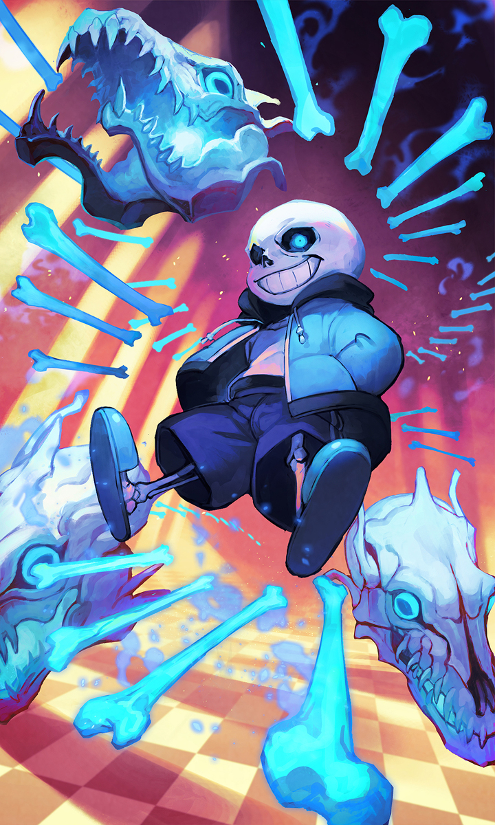 This is a pixiv picture whose title is MEGALOVANIA.