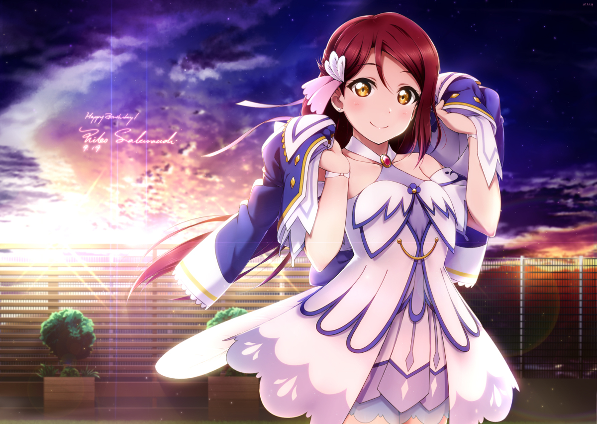 This is a pixiv picture whose title is 梨子誕!.