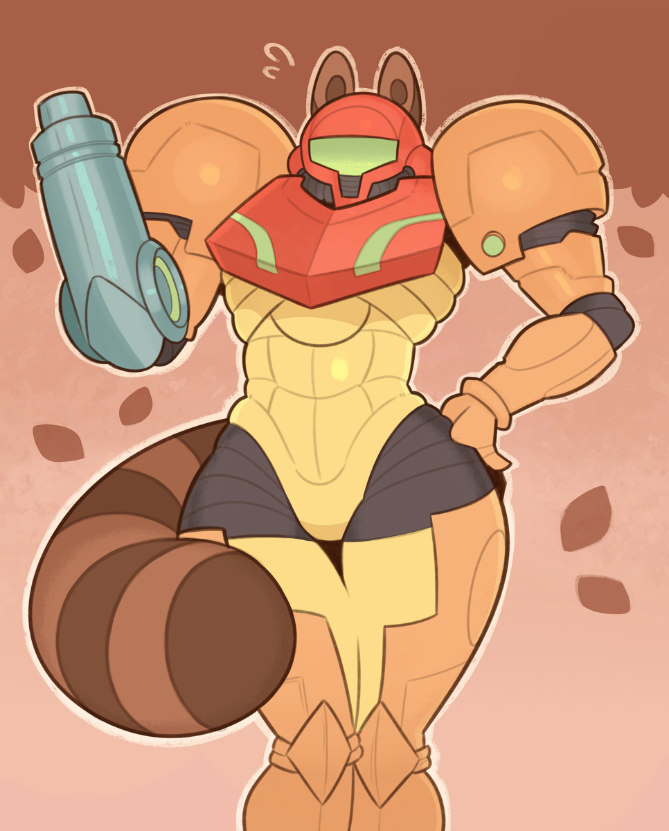 This is a pixiv picture whose title is Metroid, Samus.