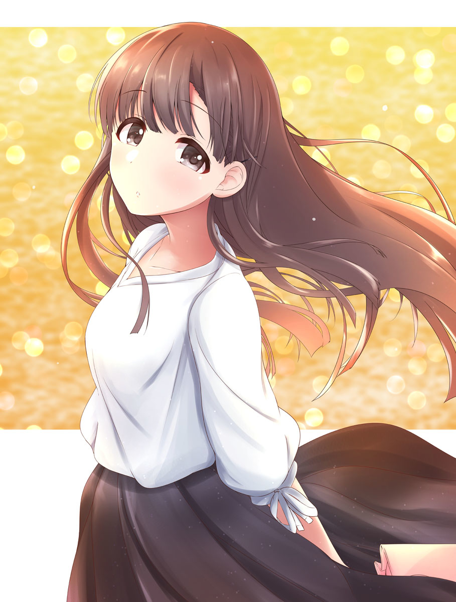 This is a pixiv picture whose title is 夕焼け.
