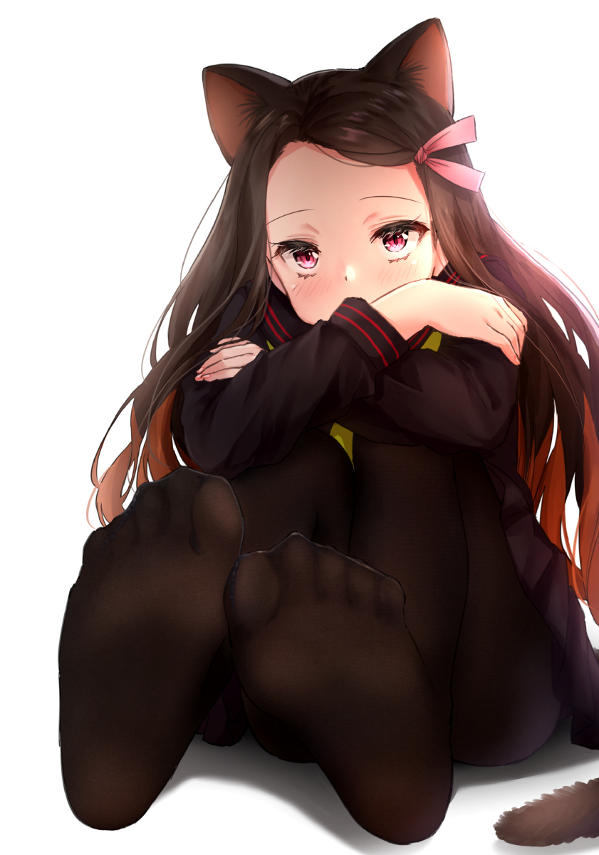 This is a pixiv picture whose title is 『にゃ・・・？』.