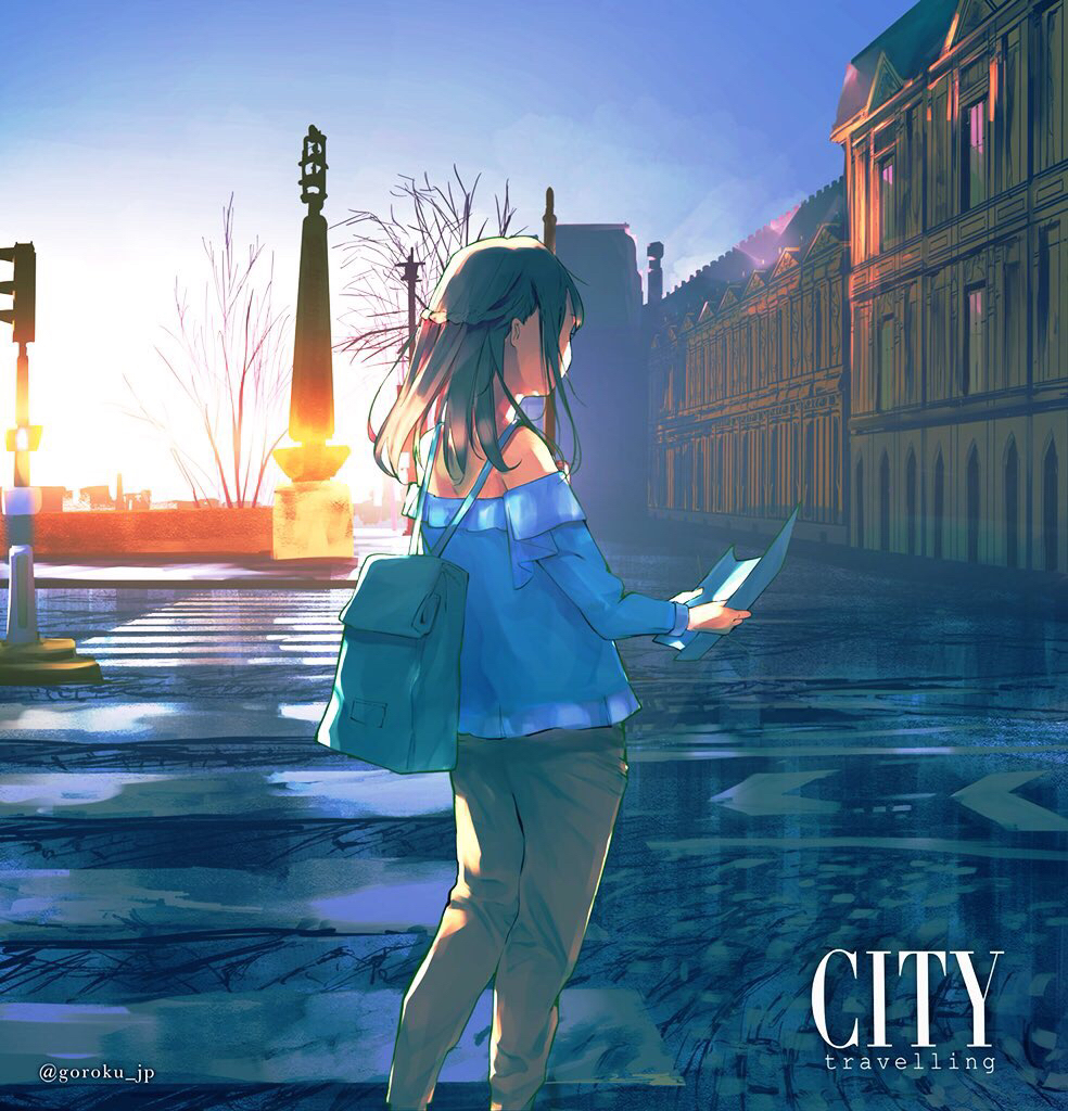 This is a pixiv picture whose title is CITY.