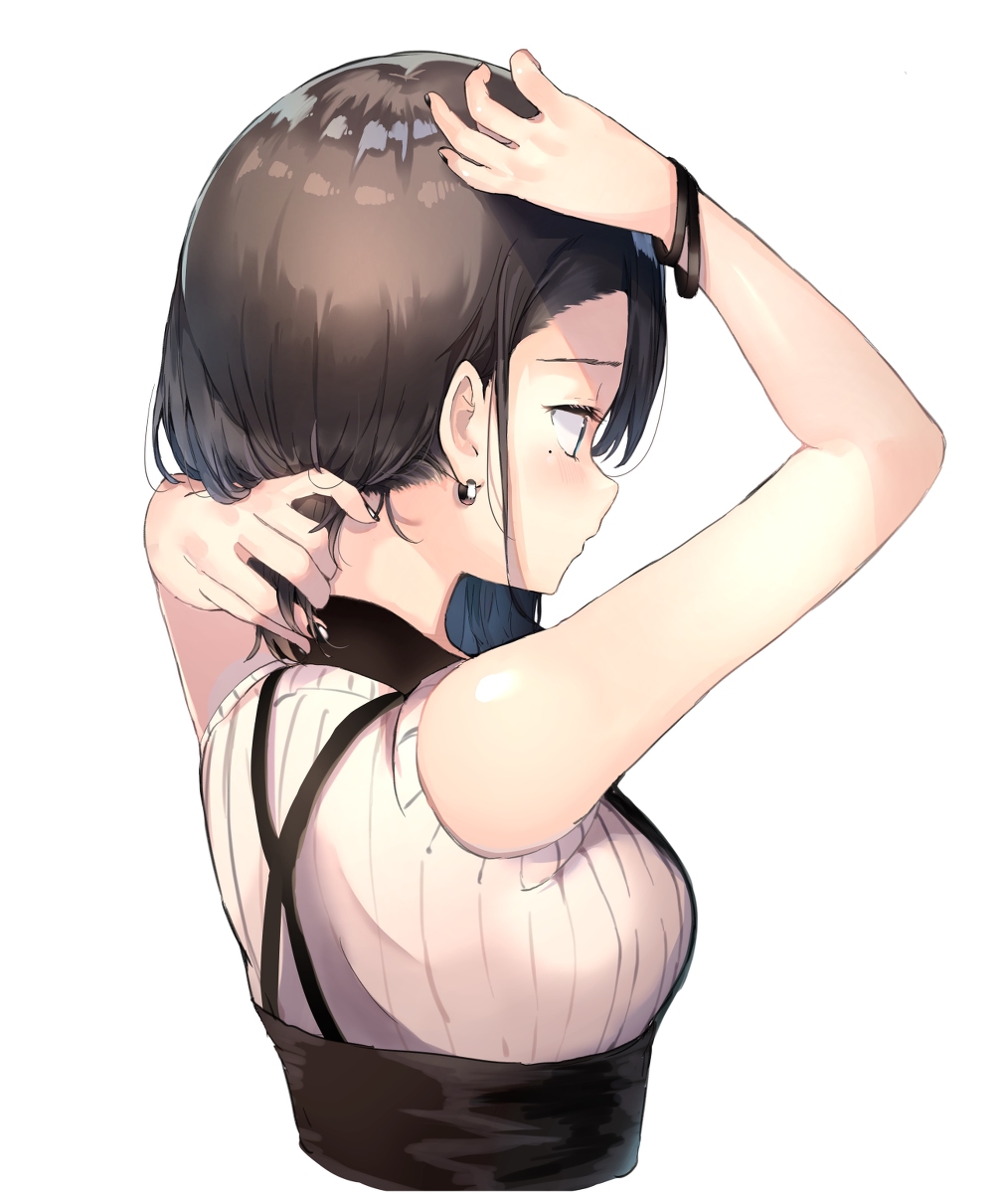 This is a pixiv picture whose title is うなじ.