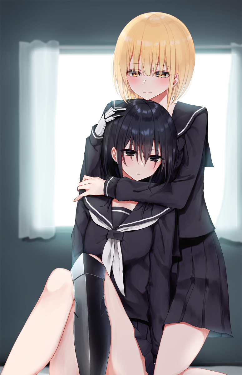 This is a pixiv picture whose title is 欠損百合.