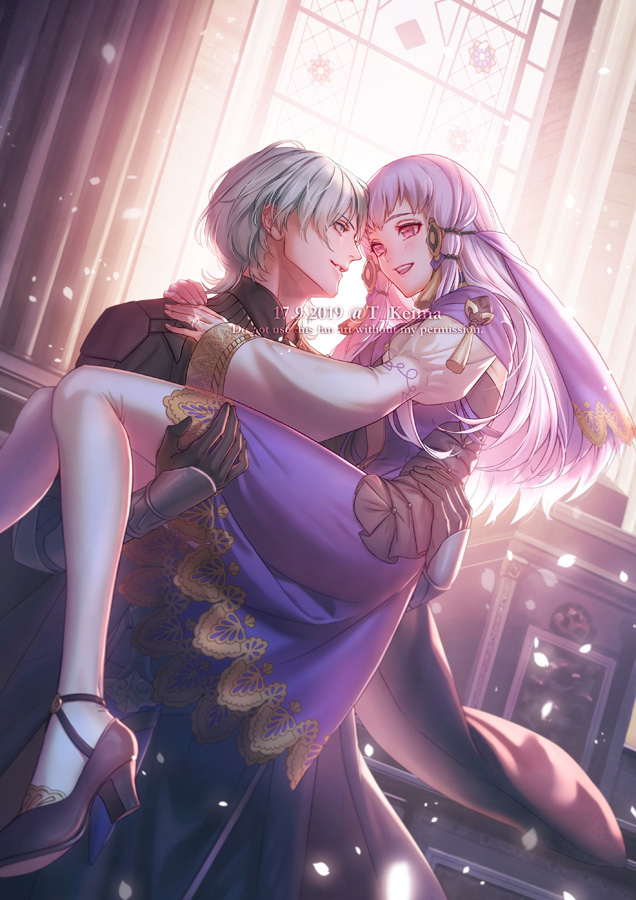 This is a pixiv picture whose title is FE風花雪月 ベレト×リシテア.