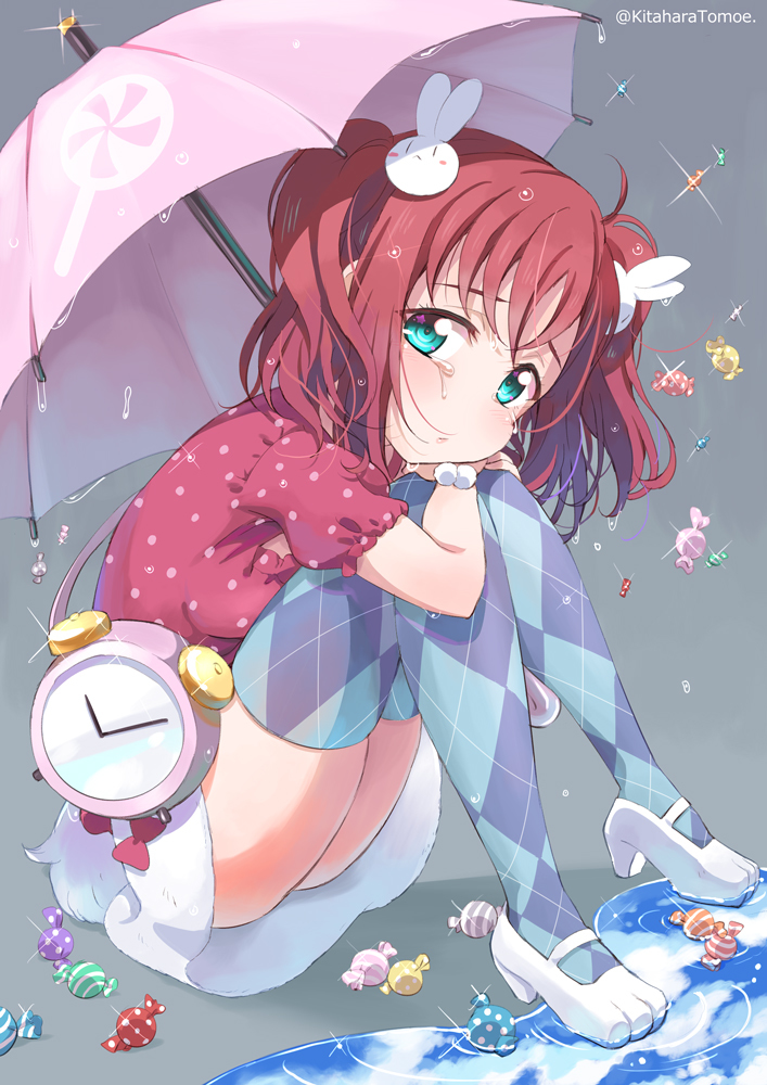 This is a pixiv picture whose title is ルビィちゃん🍭☔.