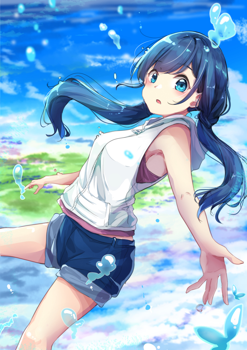 This is a pixiv picture whose title is 天気の子.