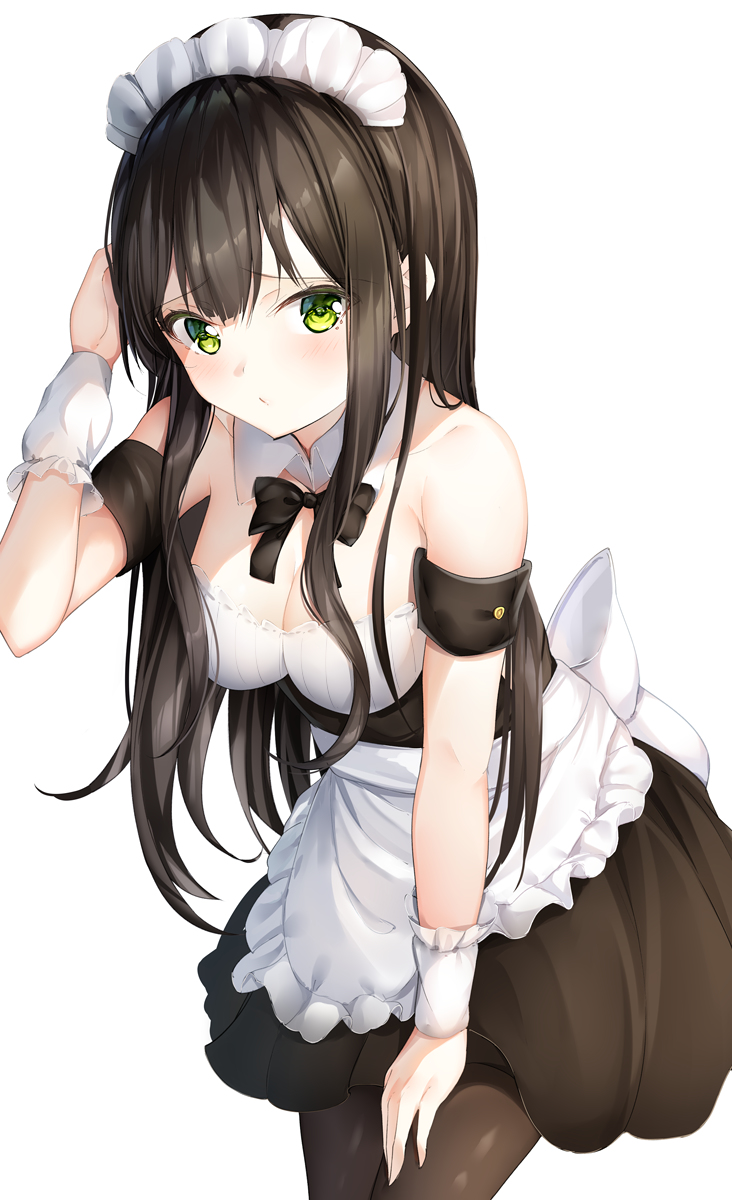 This is a pixiv picture whose title is メイド巽紺.