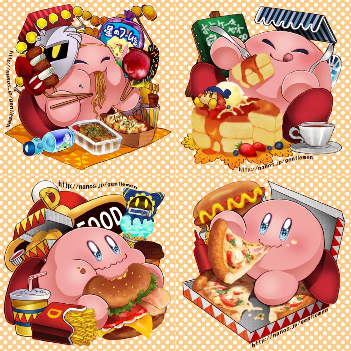 This is a pixiv picture whose title is カービィまとめ.