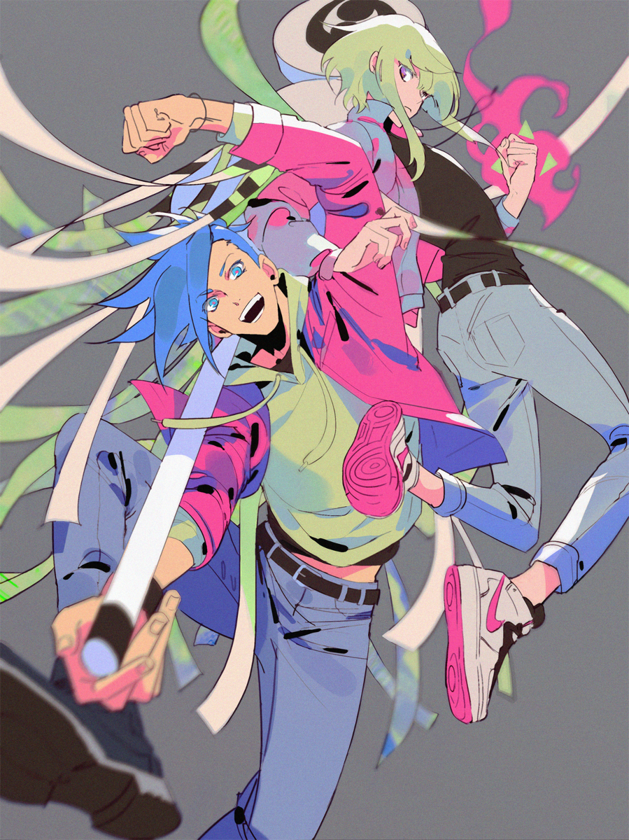 This is a pixiv picture whose title is promare.