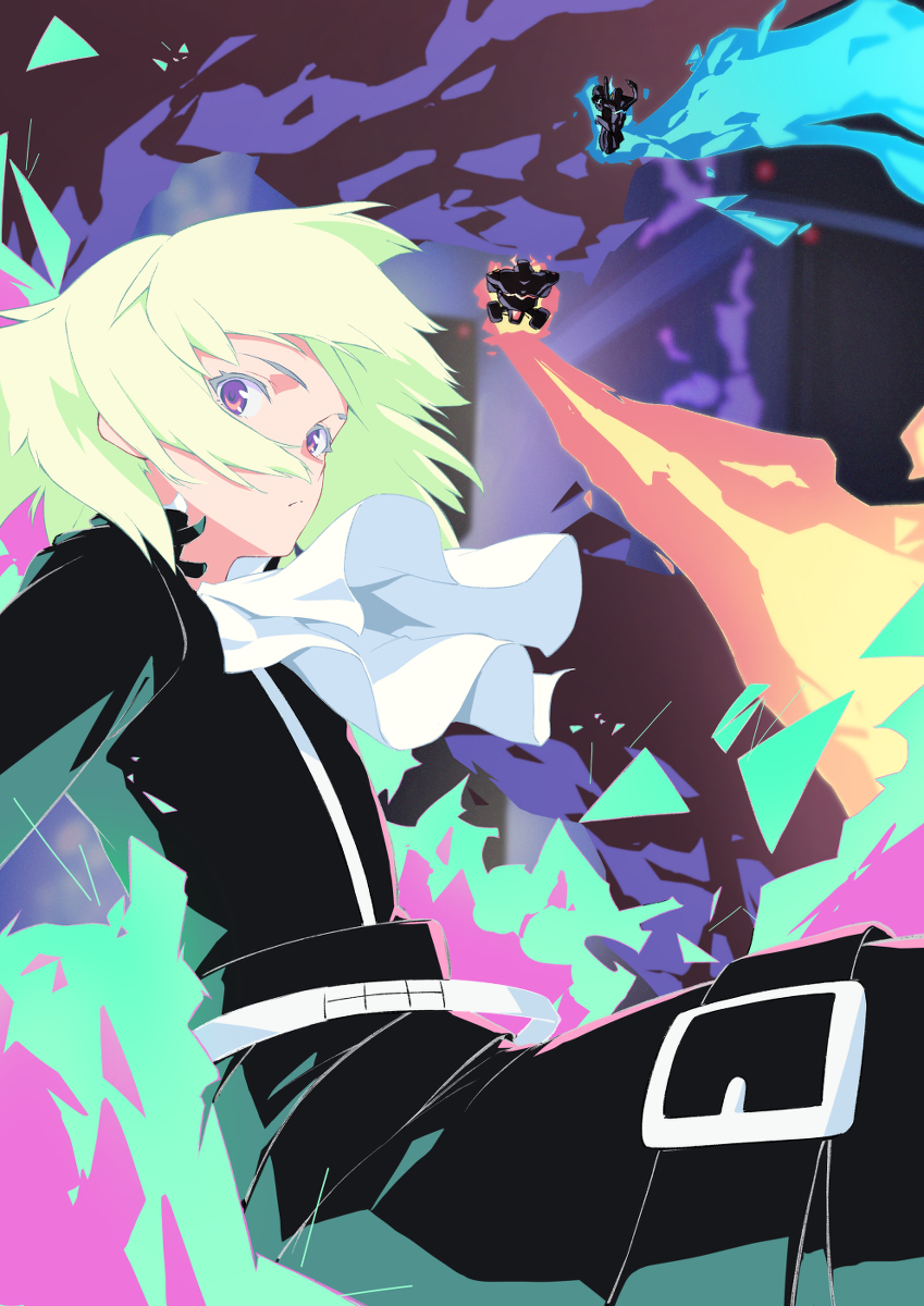 This is a pixiv picture whose title is プロメア.