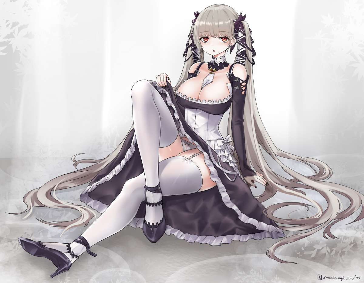 This is a pixiv picture whose title is 脱がせてもらってもよろしくて？.