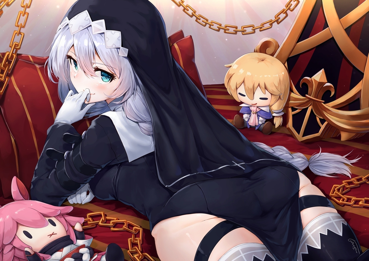 This is a pixiv picture whose title is ～シスターカレン～.