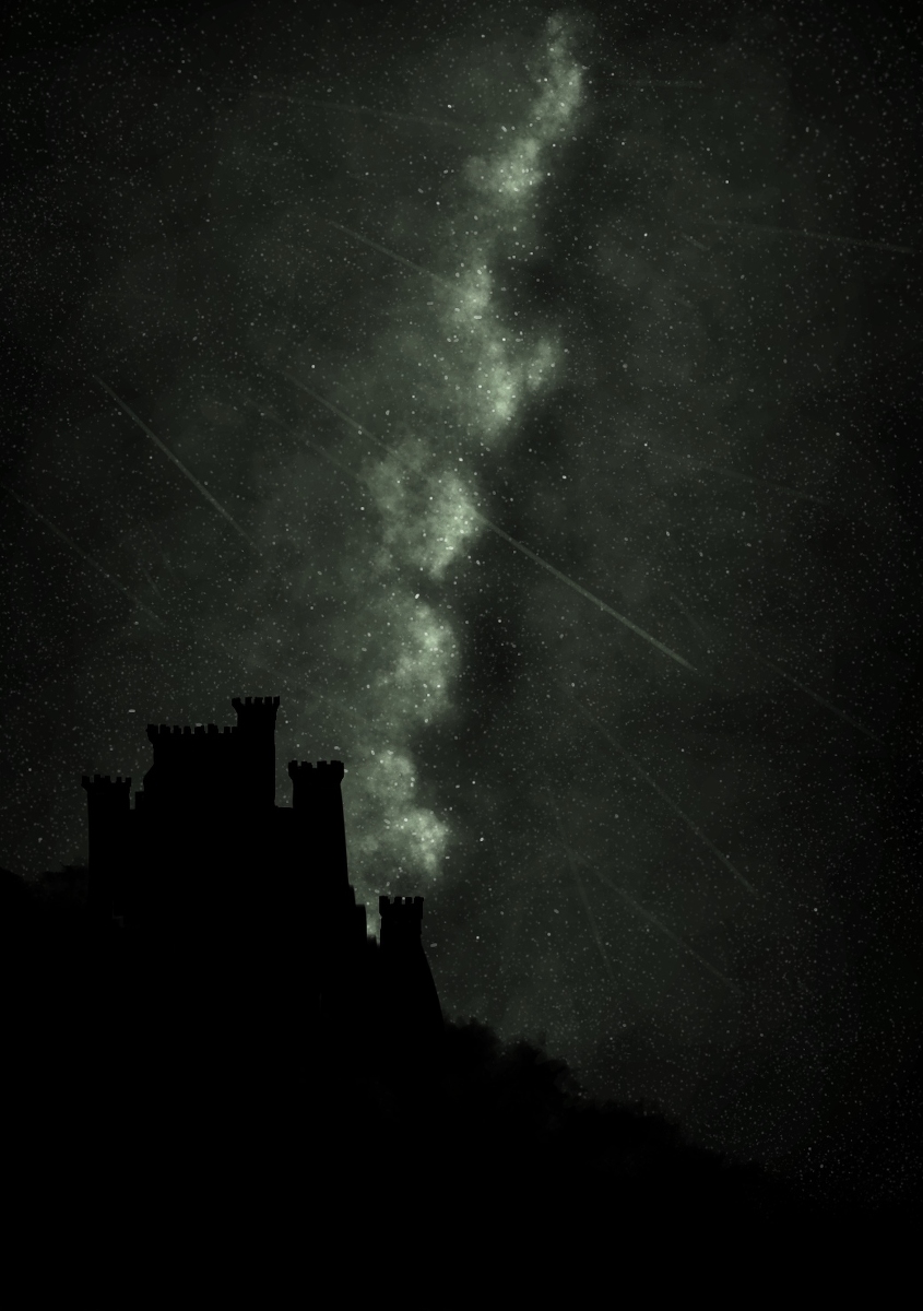 This is a pixiv picture whose title is castle on the hill.