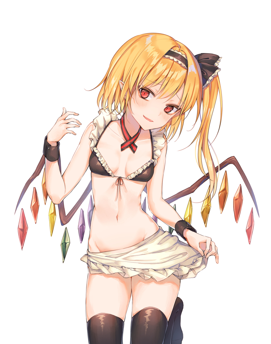 This is a pixiv picture whose title is Maid Flandre.