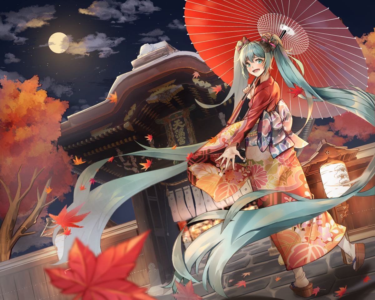 This is a pixiv picture whose title is 秋の京都.