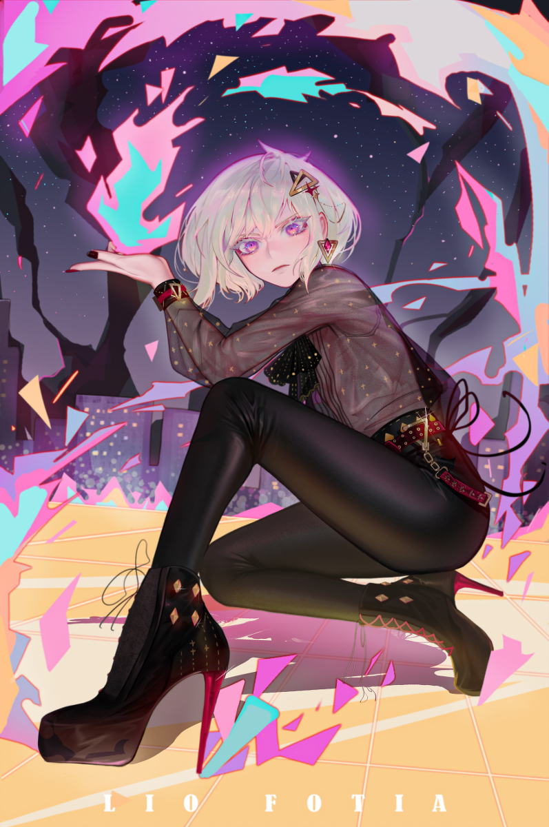 This is a pixiv picture whose title is (´･_･`).