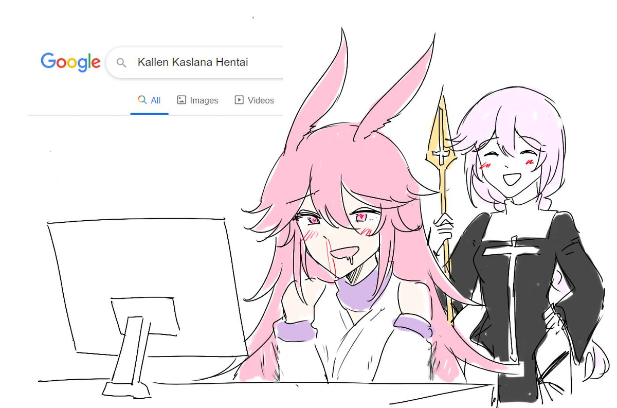 This is a pixiv picture whose title is [ Random ] Sakura x Kallen (3).