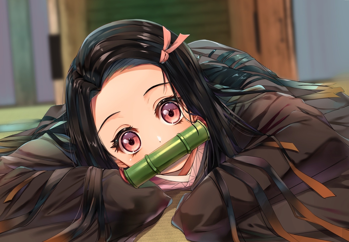 This is a pixiv picture whose title is ロリ禰豆子.