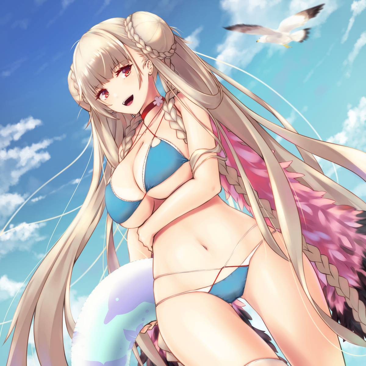 This is a pixiv picture whose title is フォーミダブルちゃん（水着）.