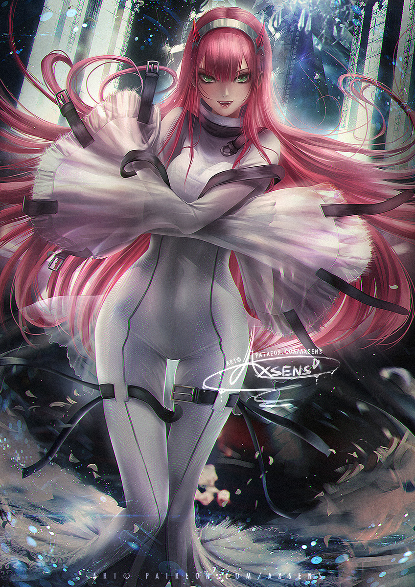 This is a pixiv picture whose title is Zero Two C.C..